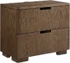 Regency Toffee Brown 2-Drawer Charging Nightstand