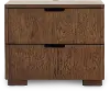 Regency Toffee Brown 2-Drawer Charging Nightstand
