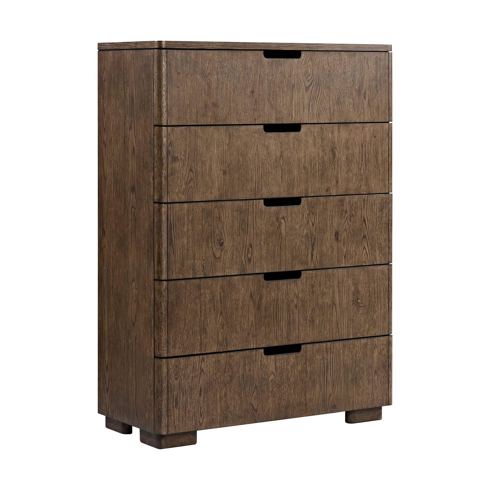 Regency Toffee Brown 5-Drawer Chest-1