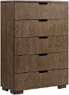 Regency Toffee Brown 5-Drawer Chest