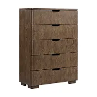 Regency Toffee Brown 5-Drawer Chest
