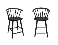 Janna Black Barstool