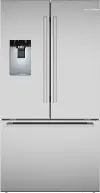B36CD80SNS Bosch 800 Series 21.6 Cu Ft French Door Refrigerator - Counter Depth Stainless Steel