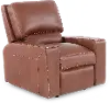 Kent Almond Leather Recliner