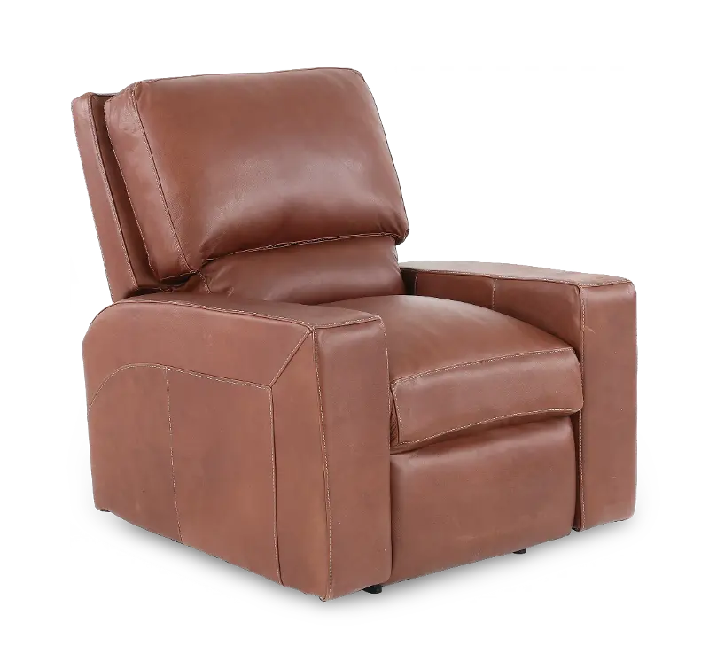 Kent Almond Leather Recliner