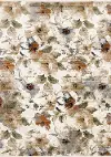 Serene 8 x 10 Beige Floral Area Rug