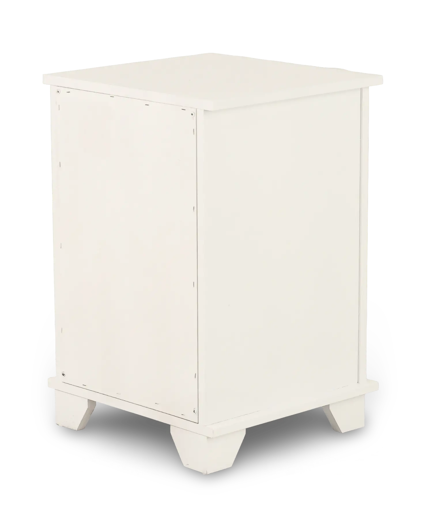 Portland Snow White 3-Drawer Nightstand-7