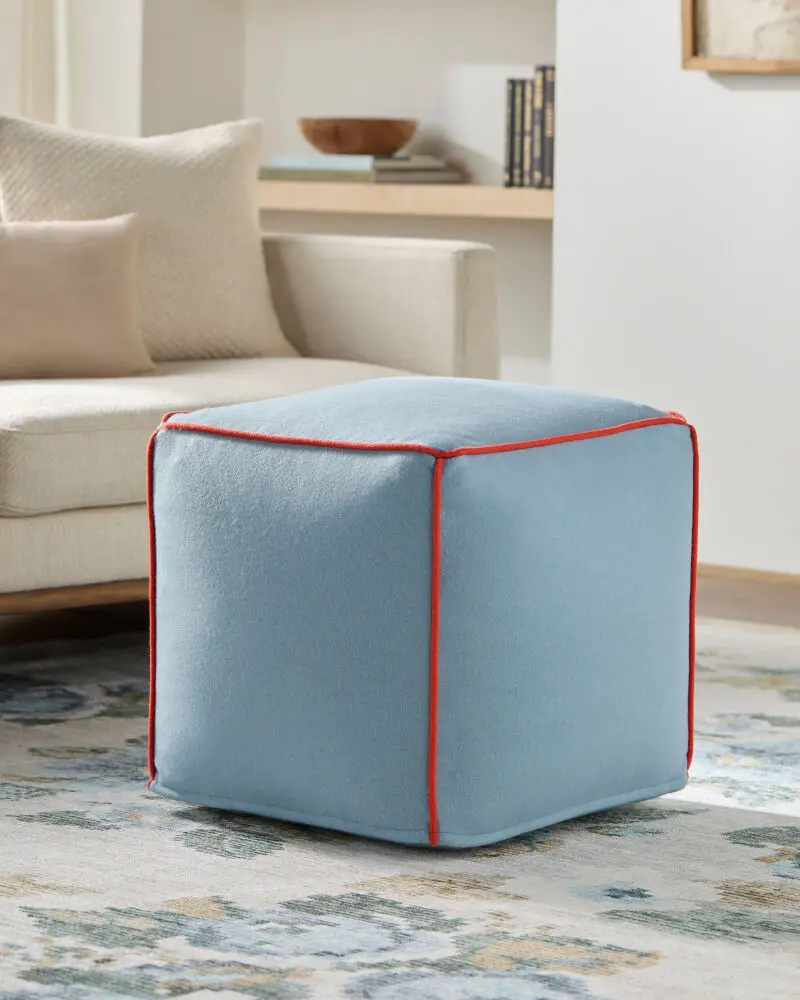 AKLPF003-212121 Ackerly Blue Pouf-1