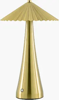 FRN-018 Furnas Brass 13  Accent Table Lamp