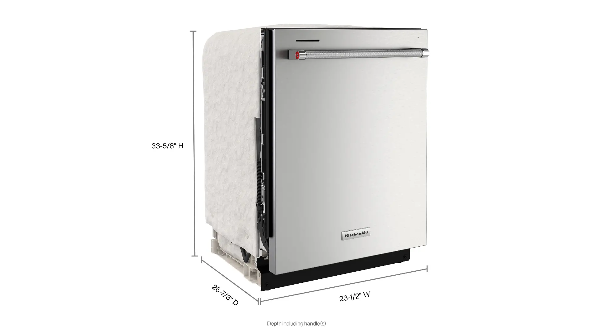 KDTM405PPS KitchenAid Top Control 360° Max Jets™ Dishwasher - Stainless Steel-3