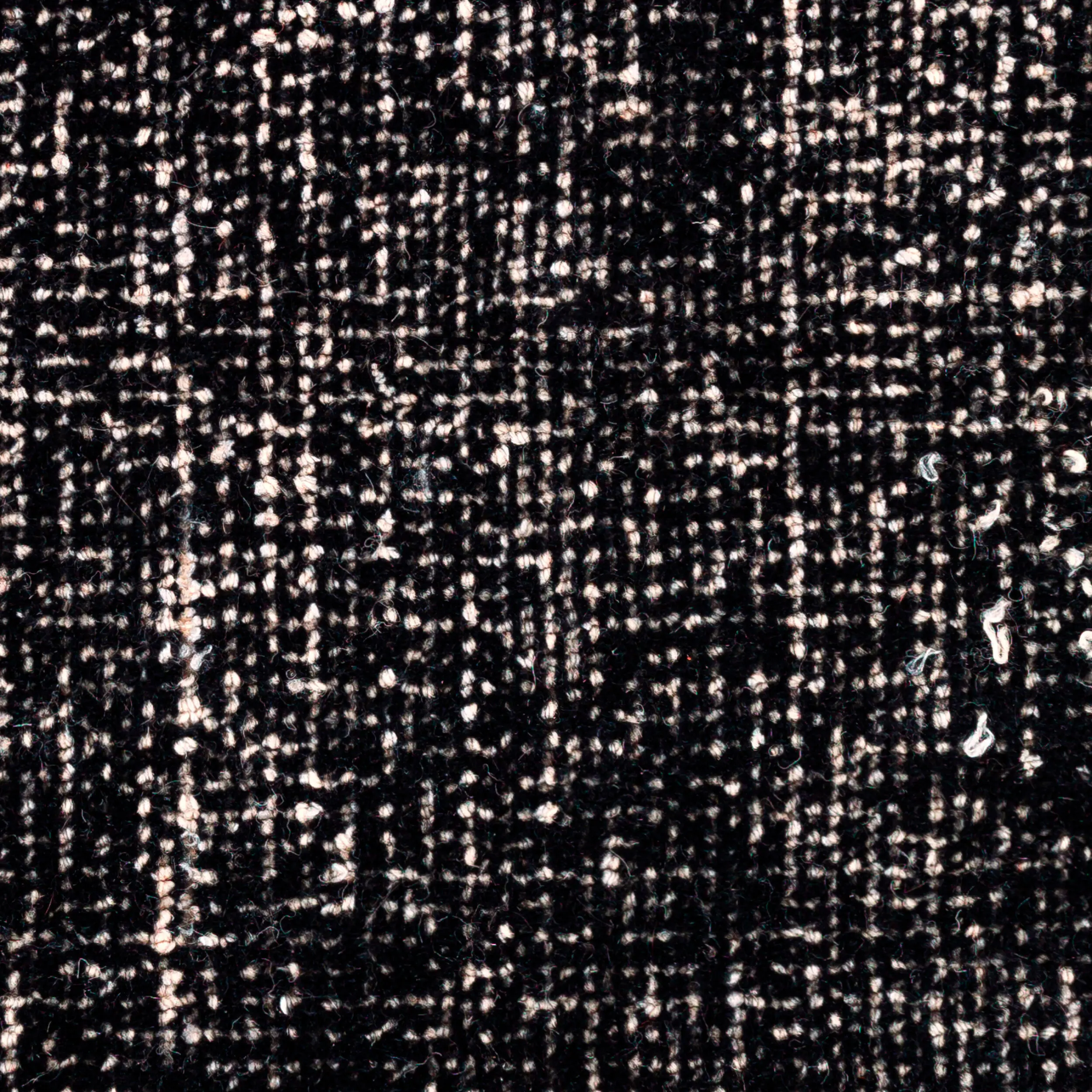 MSN2303-576 Messina 5 x 8 Black and White Area Rug-3