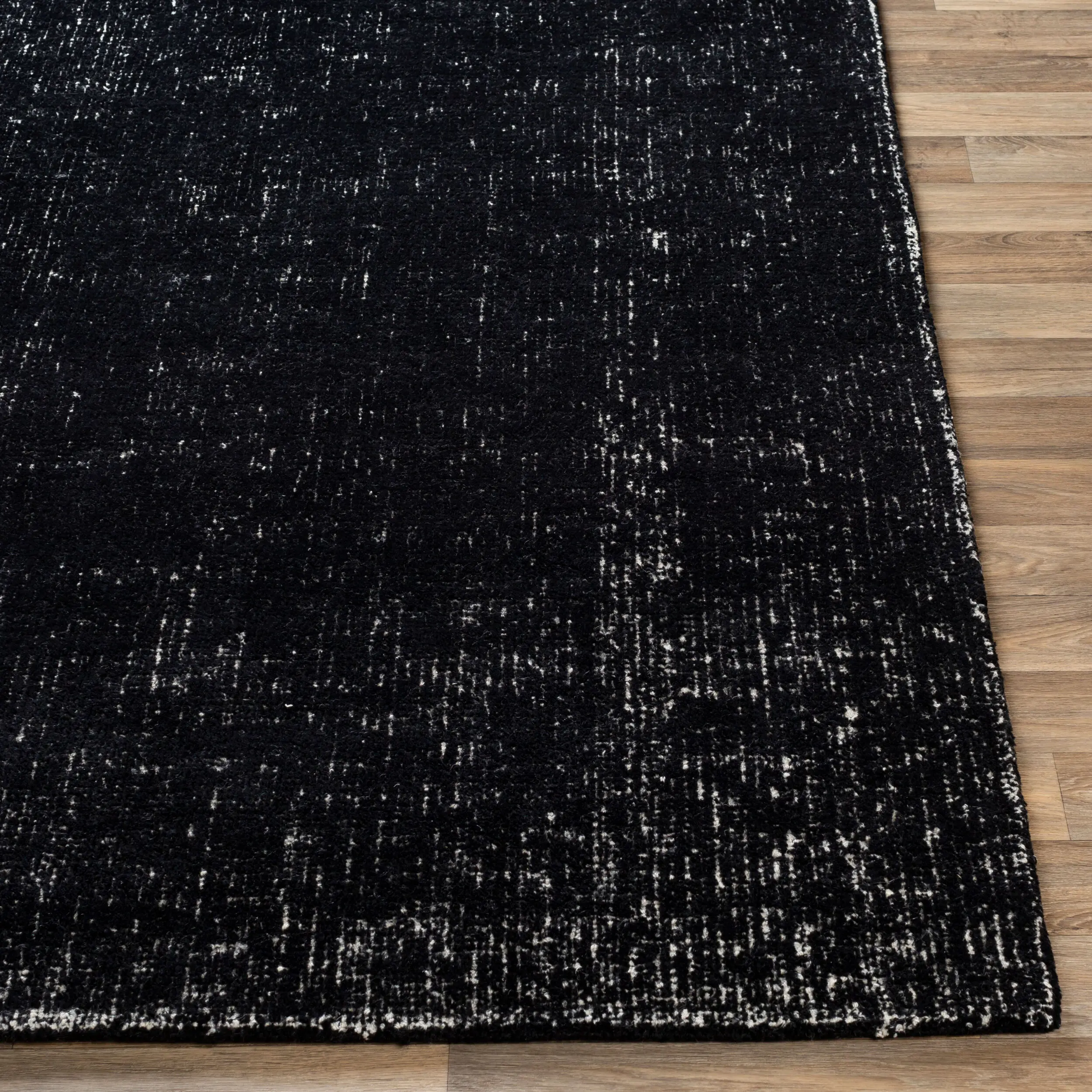 MSN2303-810 Messina 8 x 10 Black and White Area Rug-3