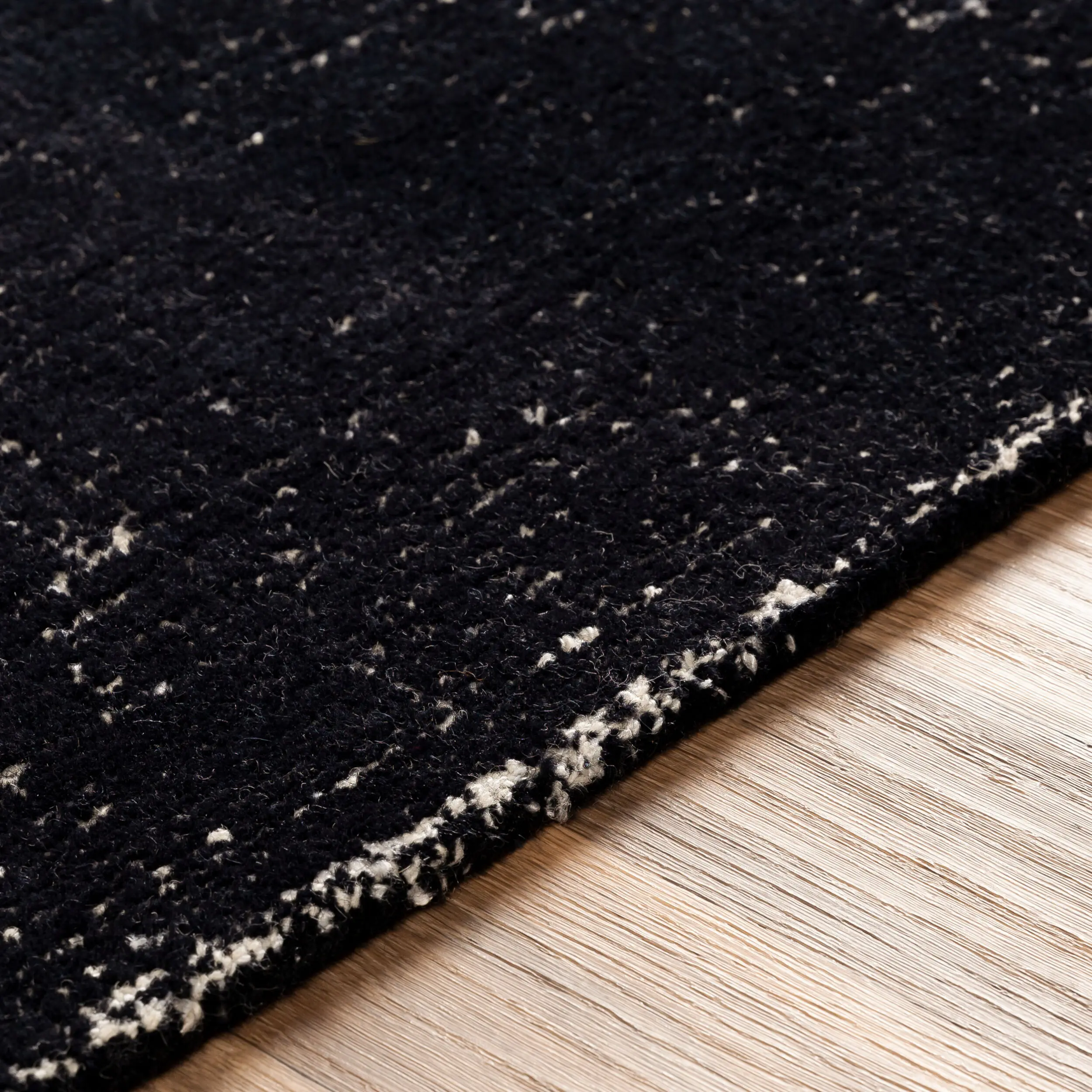 MSN2303-810 Messina 8 x 10 Black and White Area Rug-7