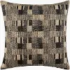 MZN003-2020P Marzano 20  Tan and Brown Accent Pillow