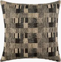 MZN003-2020P Marzano 20  Tan and Brown Accent Pillow