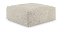 Monza Dove Gray Ottoman
