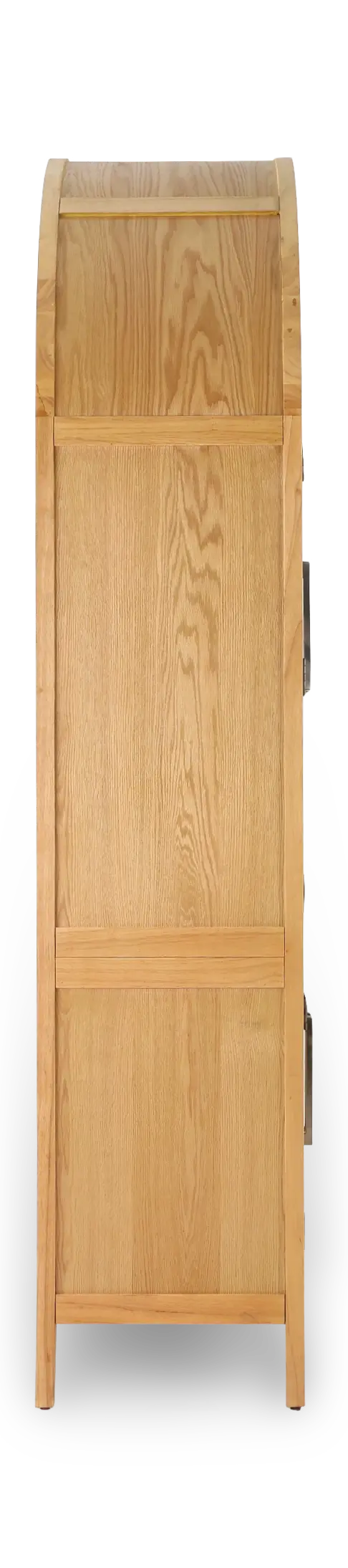 Flynn Blonde Oak Arched Cabinet-8