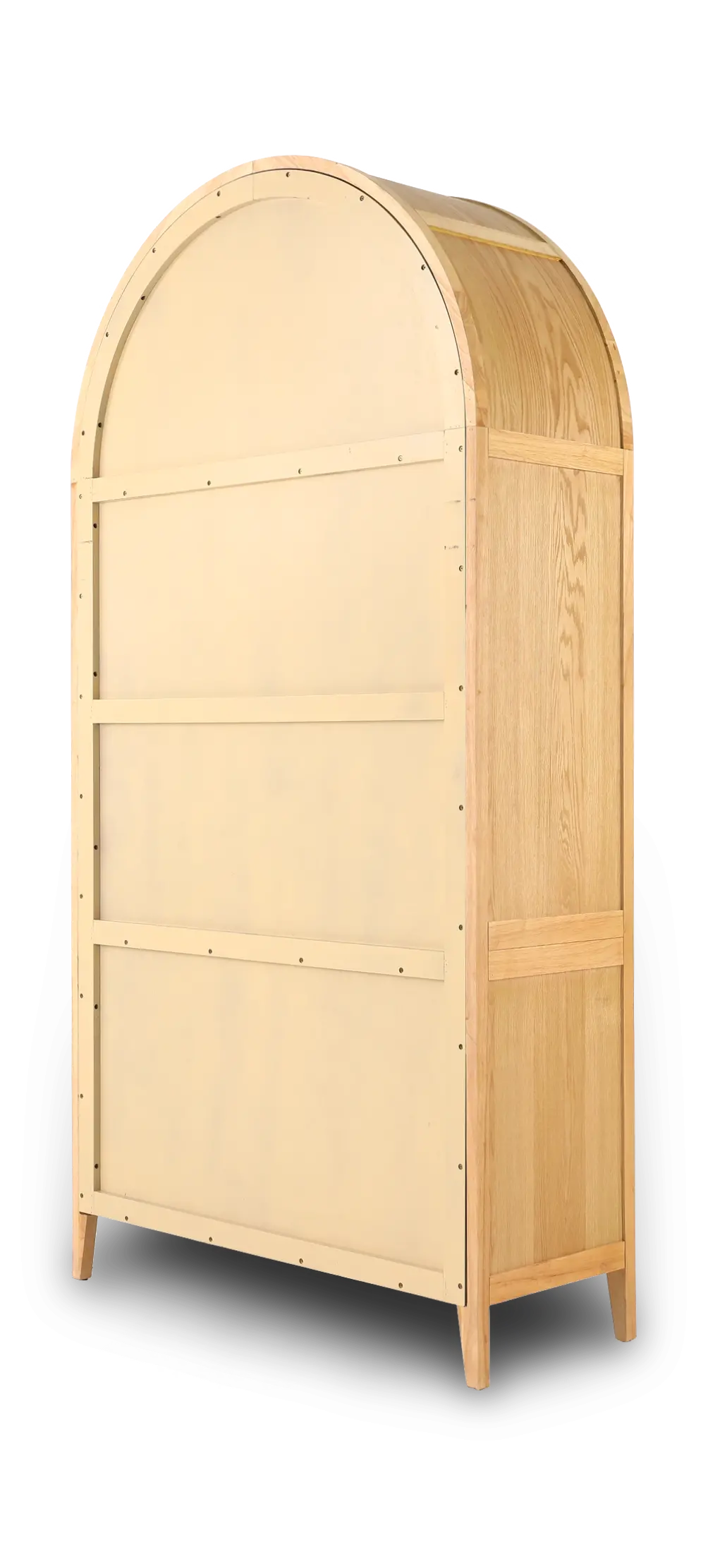 Flynn Blonde Oak Arched Cabinet-9