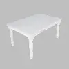 Westport White Rectangle Extendable Dining Table
