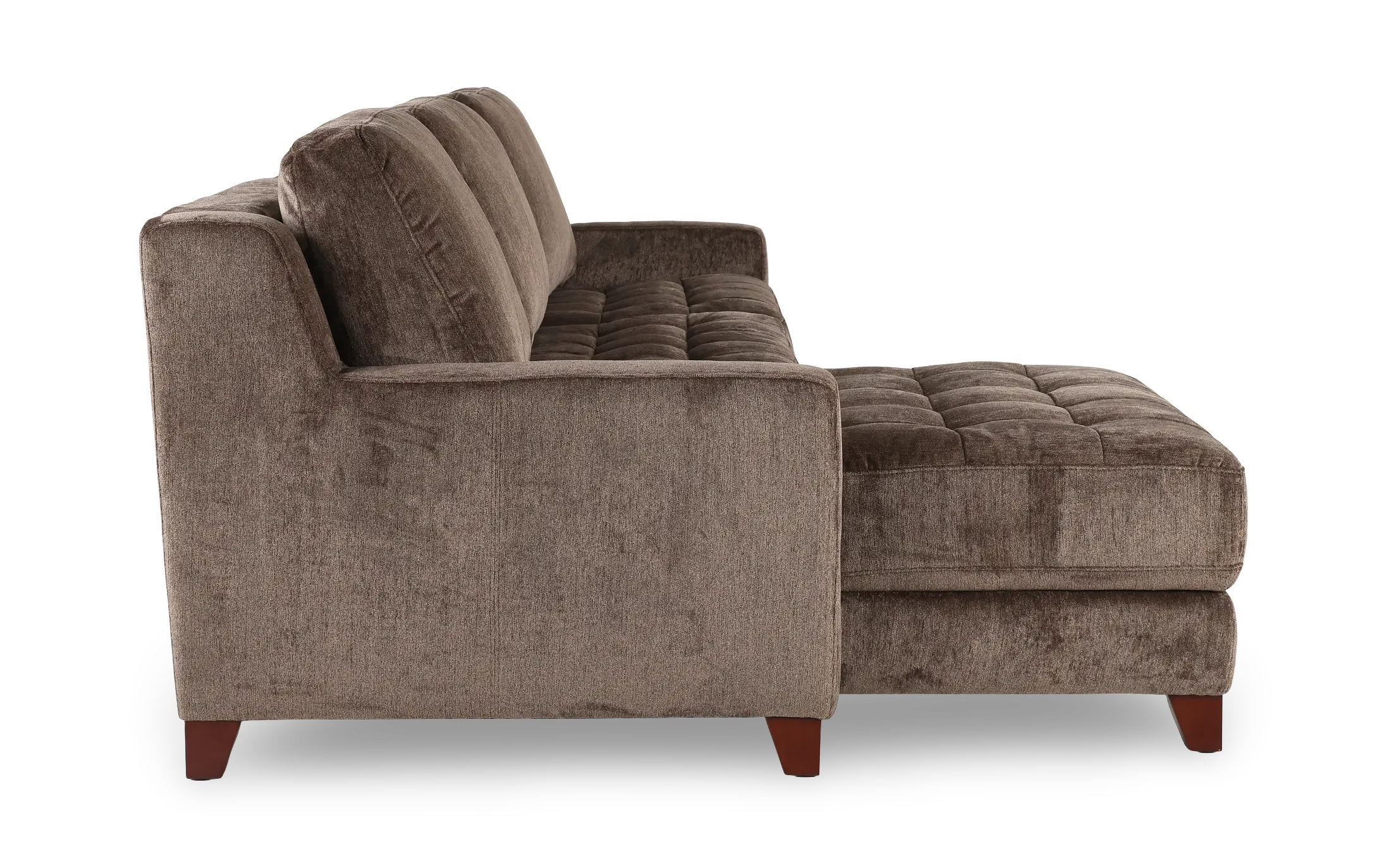 Salerno Teddy Bear Otter Sofa Sleeper with Left-Arm Facing Storage Chaise-7