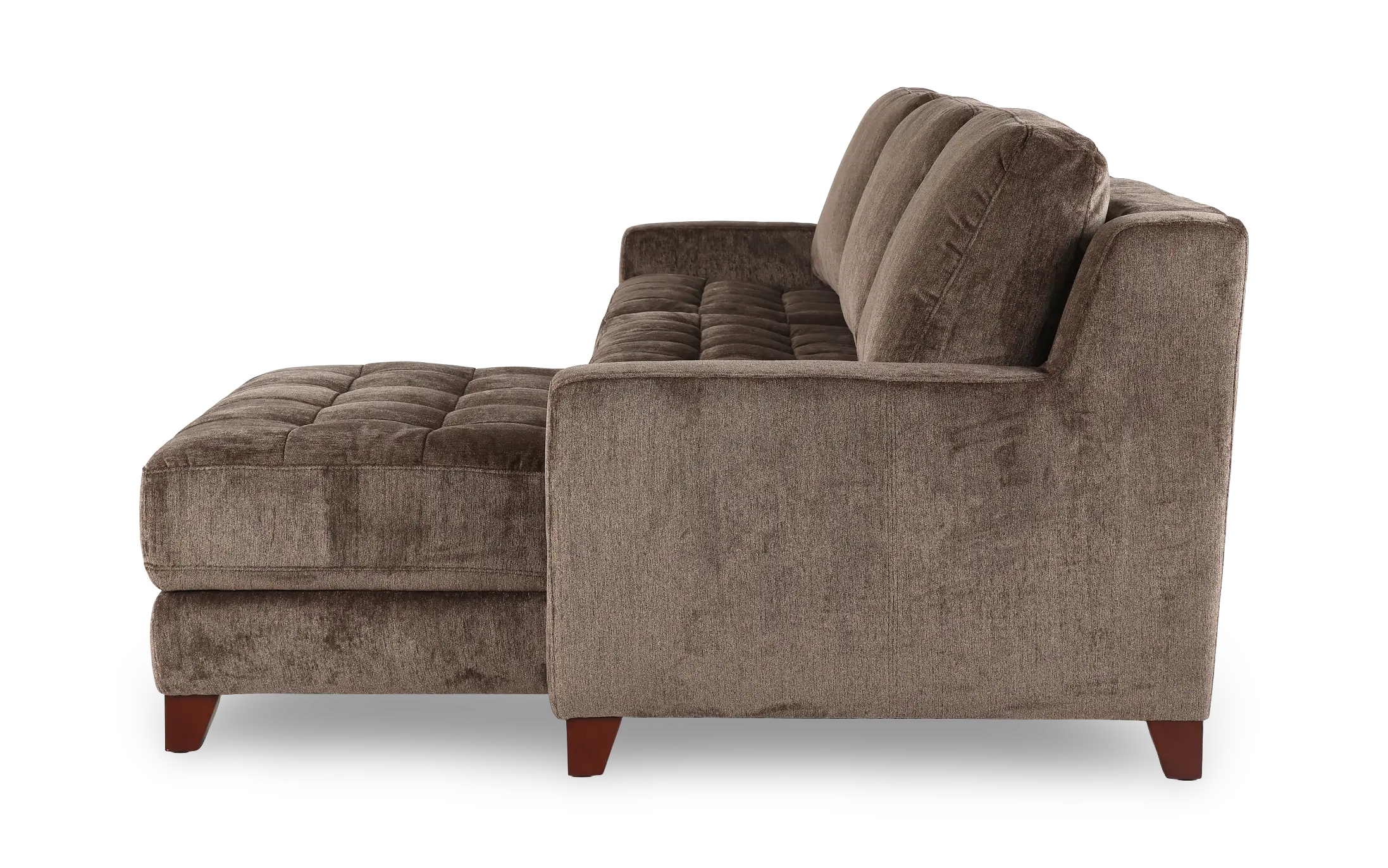 Salerno Teddy Bear Otter Sofa Sleeper with Right-Arm Facing Storage Chaise-7