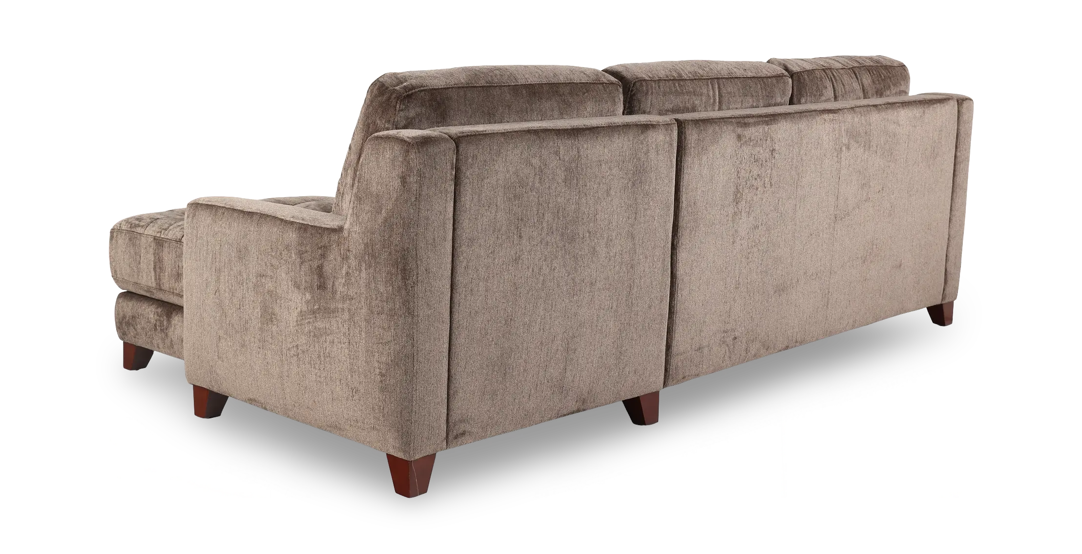Salerno Teddy Bear Otter Sofa Sleeper with Right-Arm Facing Storage Chaise-8