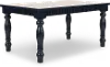 Westport Navy Blue Rectangle Extendable Dining Table