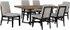 Flare Natural Hickory 5-Piece Dining Set