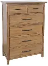 Claremont Chestnut 6-Drawer Chest