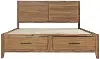 Claremont Chestnut King Storage Bed