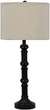 30.75  Metal Black Table Lamp