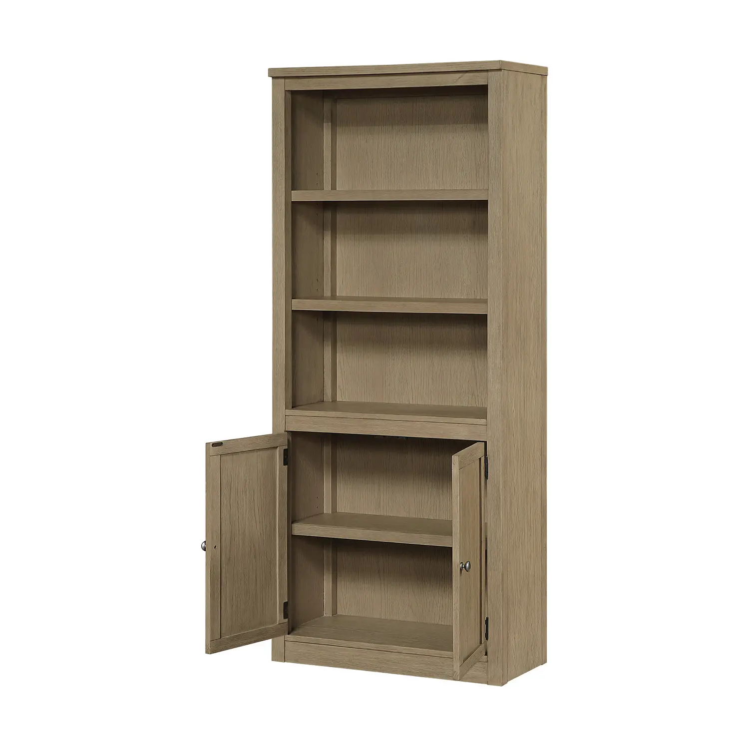 Addison Taupe Bookcase-1