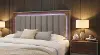 Jett Gray and Brown LED King Bed