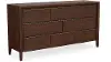 Brenner Smoked Walnut 8-Drawer Dresser