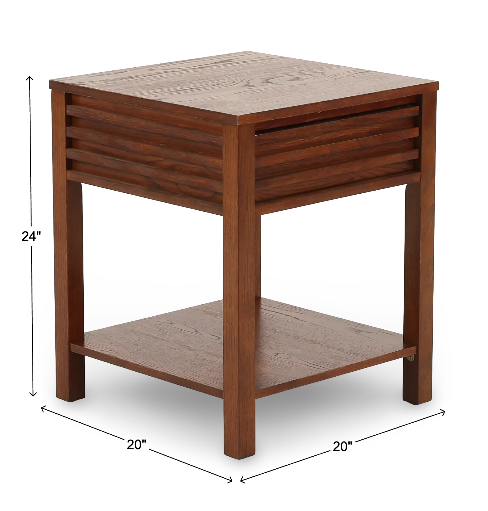 Julian Brown End Table-3