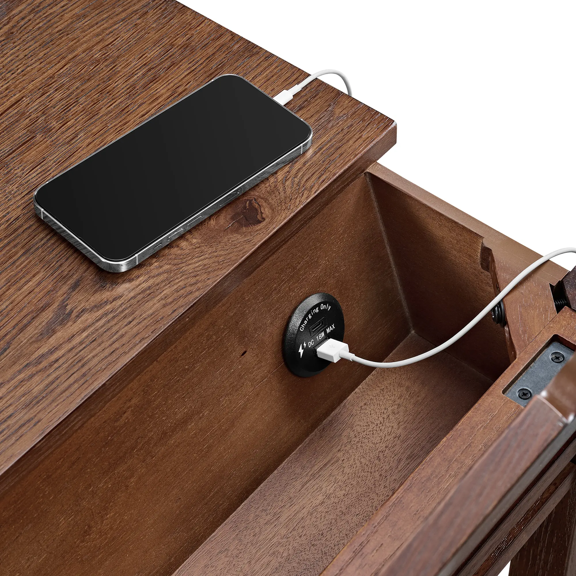 Julian Brown End Table-8
