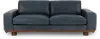 Astaire Vintage Blue Italian Leather Sofa