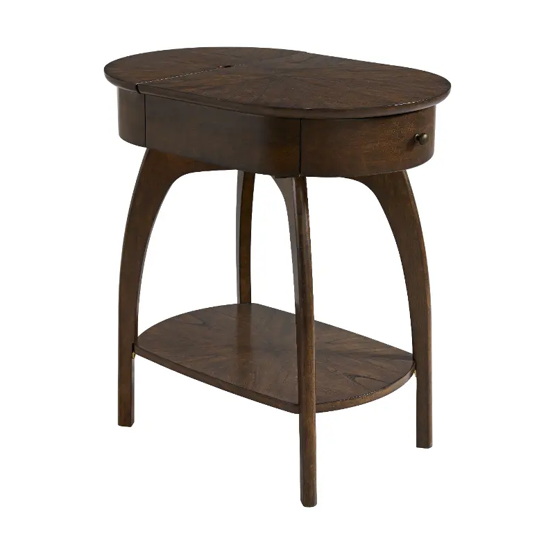 Lax Dark Brown Side Table