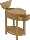 Boho Oak Side Table