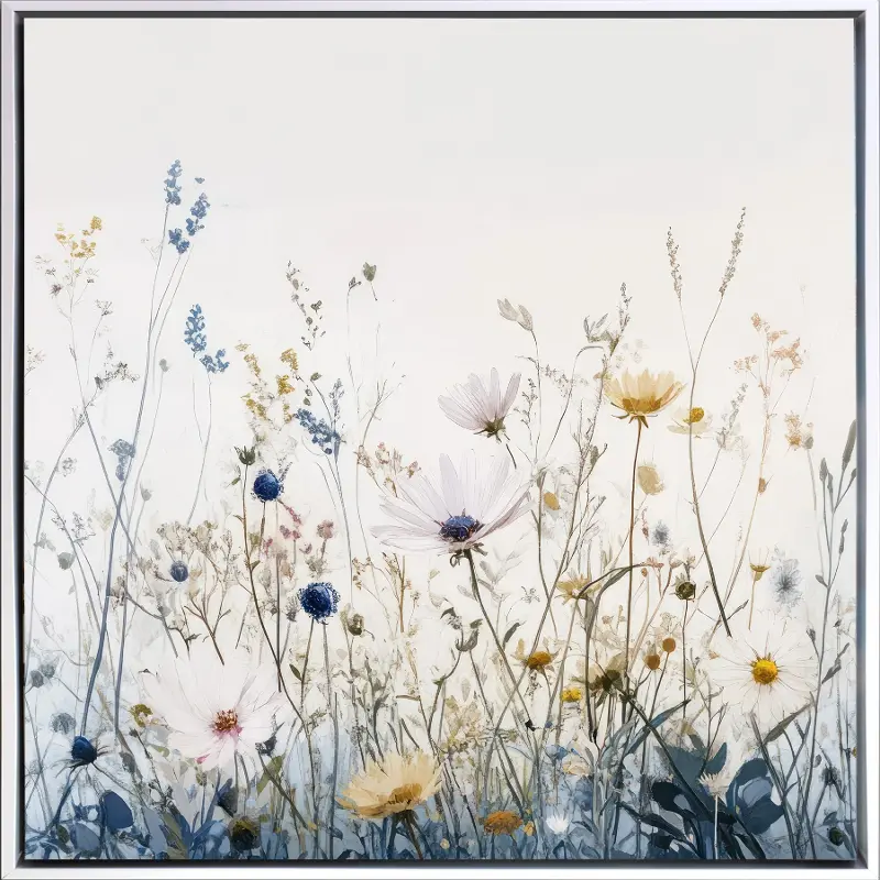 Wildflowers in Morning Light Canvas Art