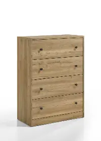 Vega Natural 4-Drawer Chest
