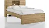 Vega Natural Nutmeg Bookcase Headboard Full Storage Bed