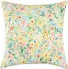 SBT005-2020 Multicolor Floral Yellow Toss Pillow
