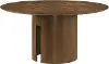 Shari Walnut Brown Round Table