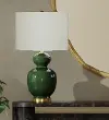 Layla 28  Green Ceramic Table Lamp