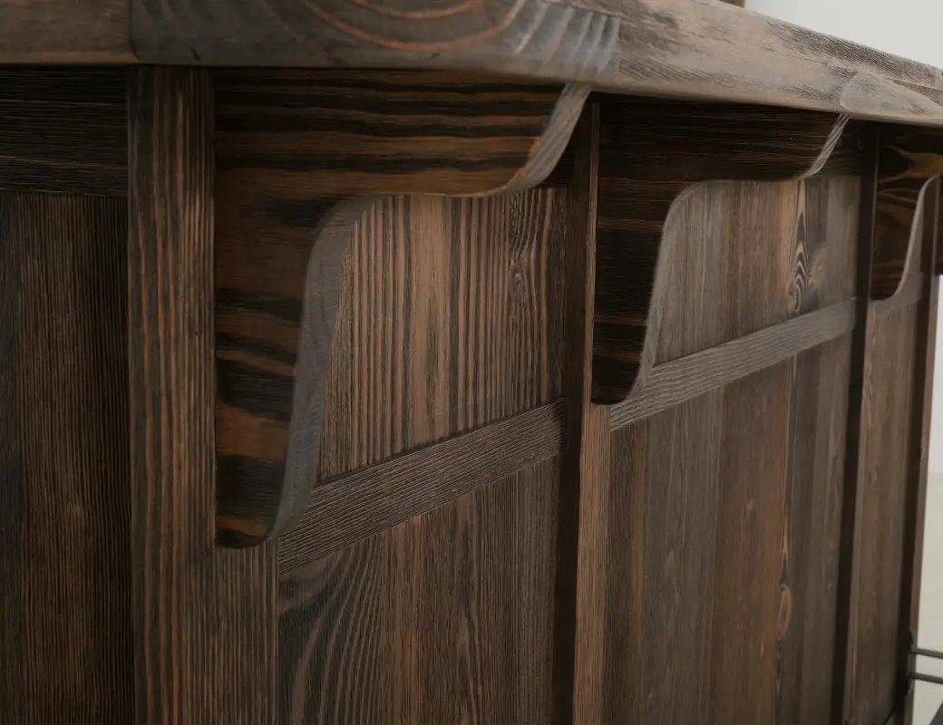 Dutton Distressed Brown Home Bar-11