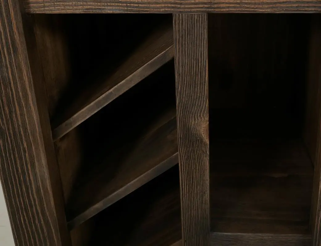 Dutton Distressed Brown Home Bar-9