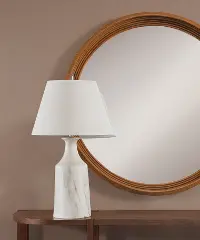 Eastlake 35  Cream Table Lamp