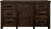 Dutton Distressed Brown Dresser