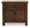 Dutton Brown Distressed Nightstand